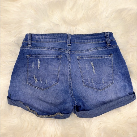 Denim style shorts - Picture 4 of 4